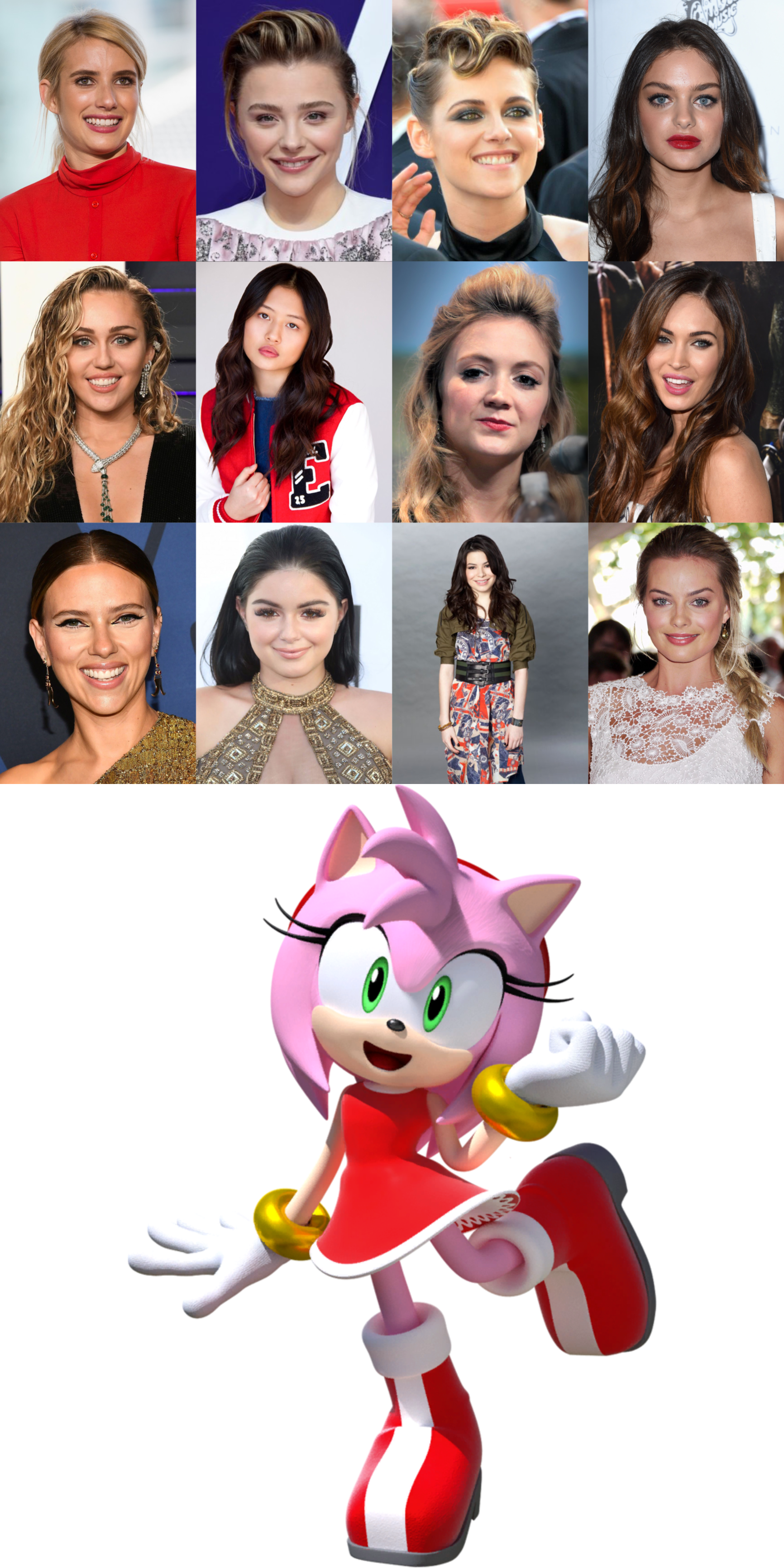 Choices Fan Casting for Casting choices for Amy Rose in Sonic the Hedgehog 3