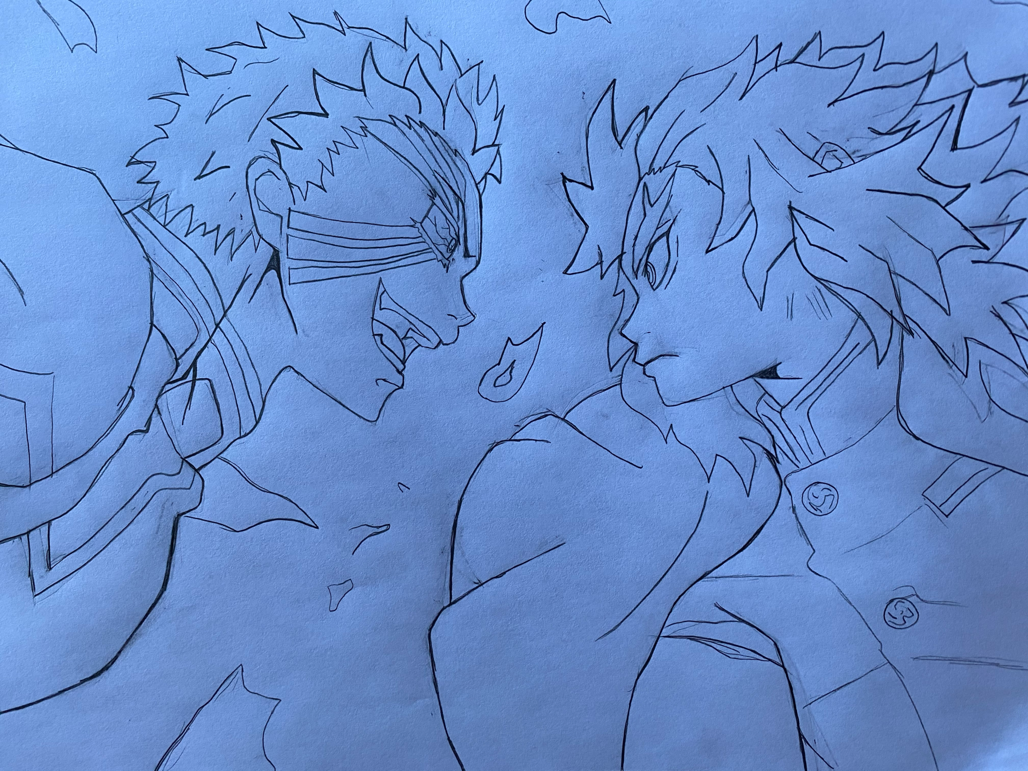 Rengoku Vs Akaza Drawing Fandom