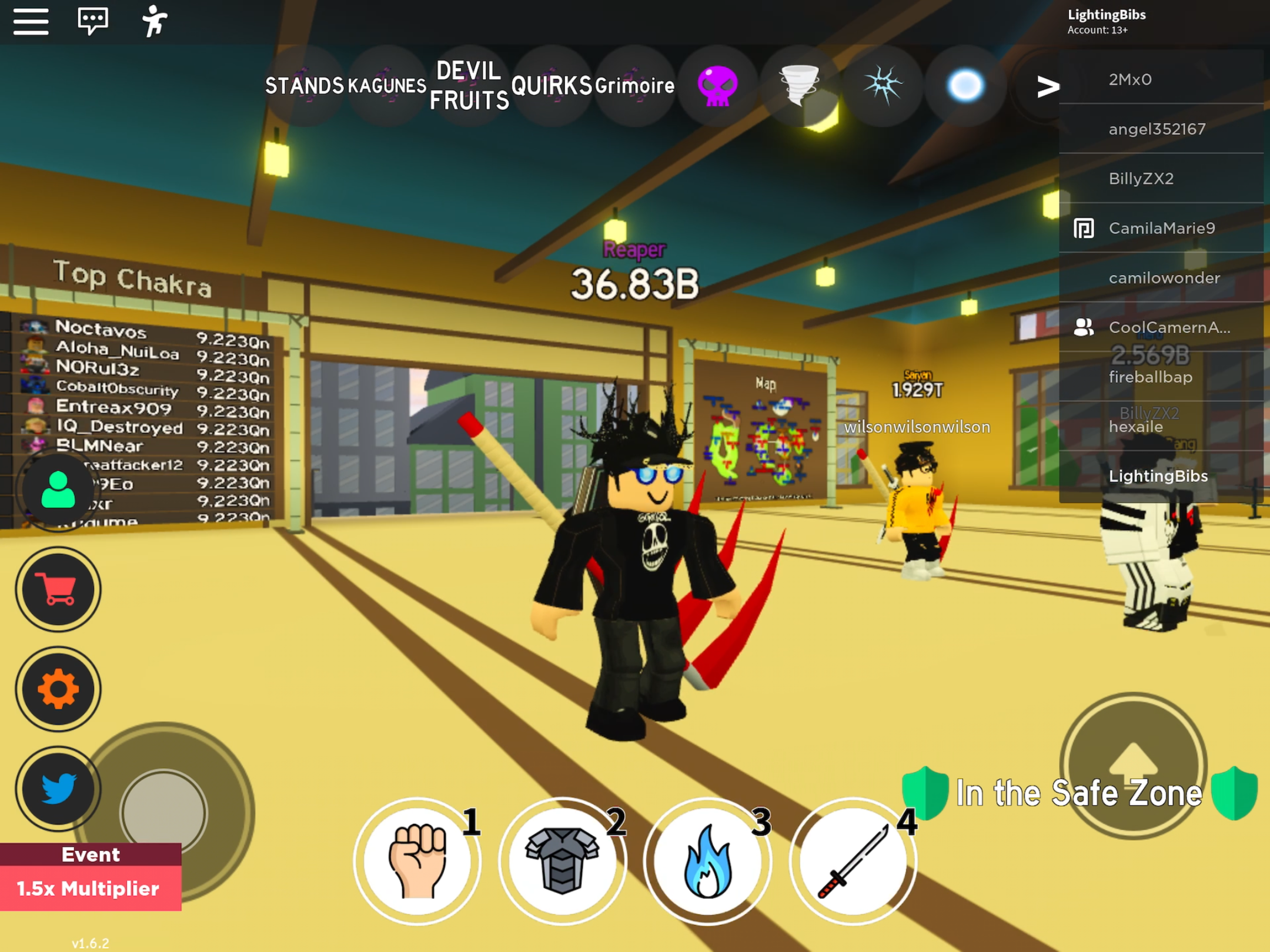 in the robux game wls3 how do you get durabily