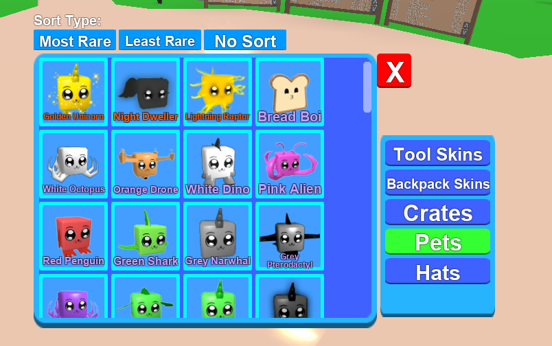 All Legendary Pets In Mining Simulator Roblox