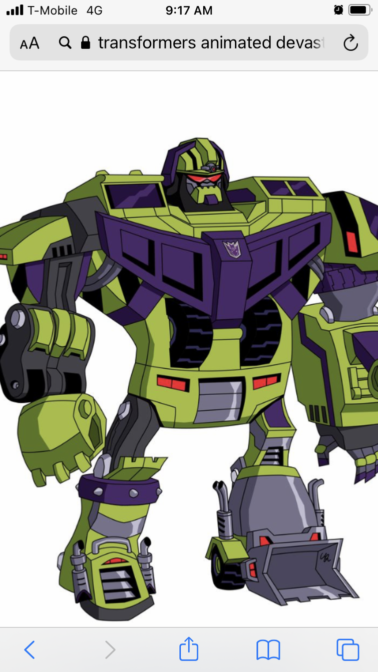 transformers animated devastator toy