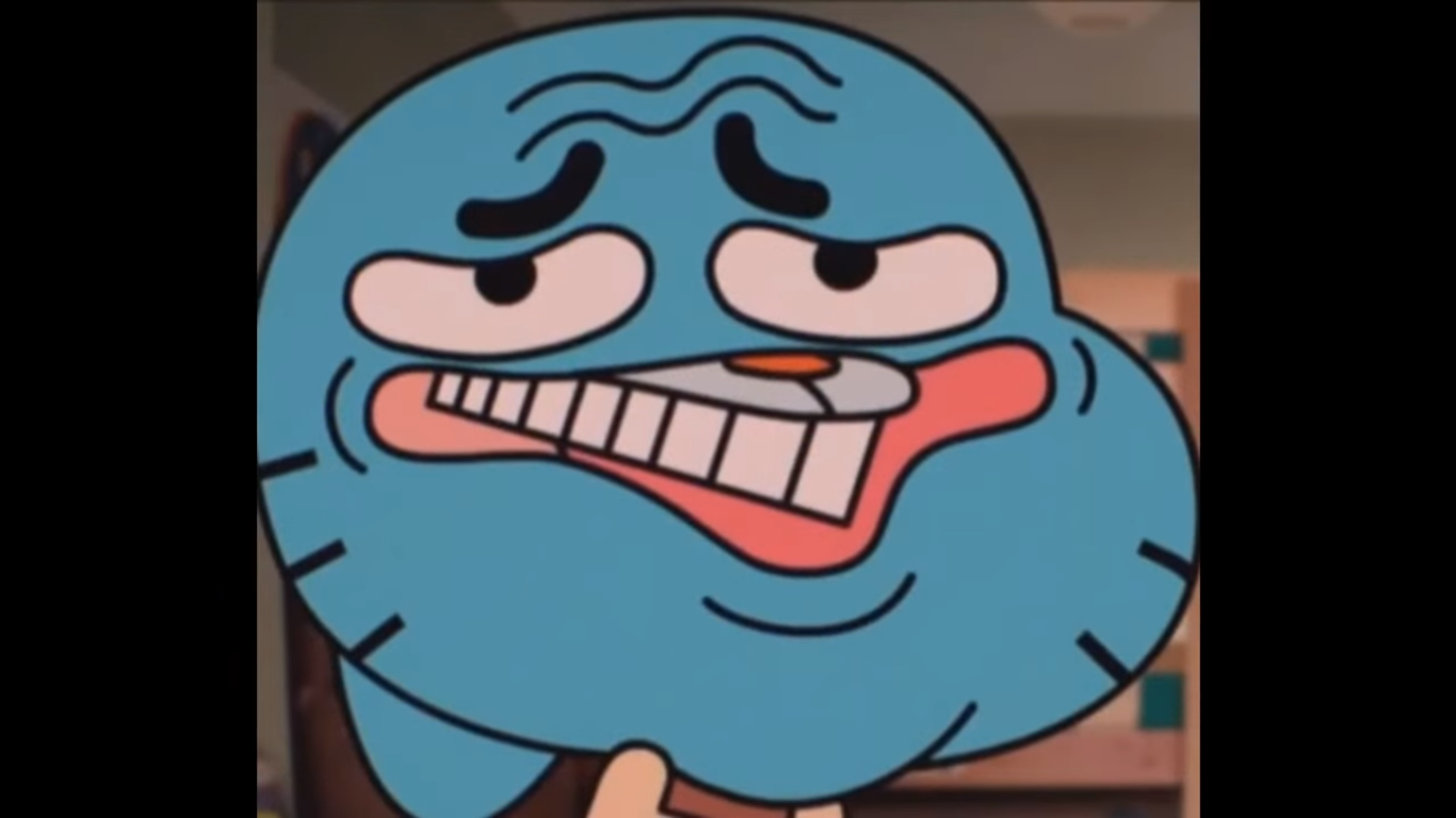 All these gumball faces I love.