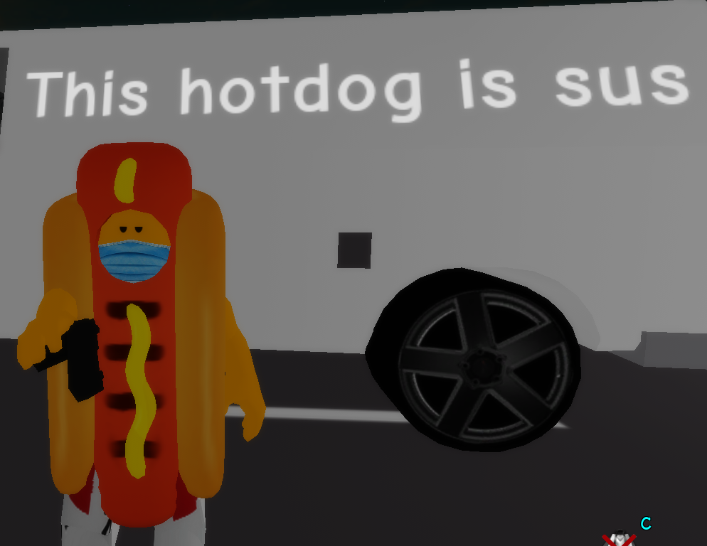 hotdog meme - Roblox