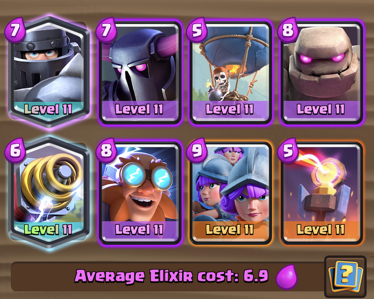 How fatherless are your decks in clash royale