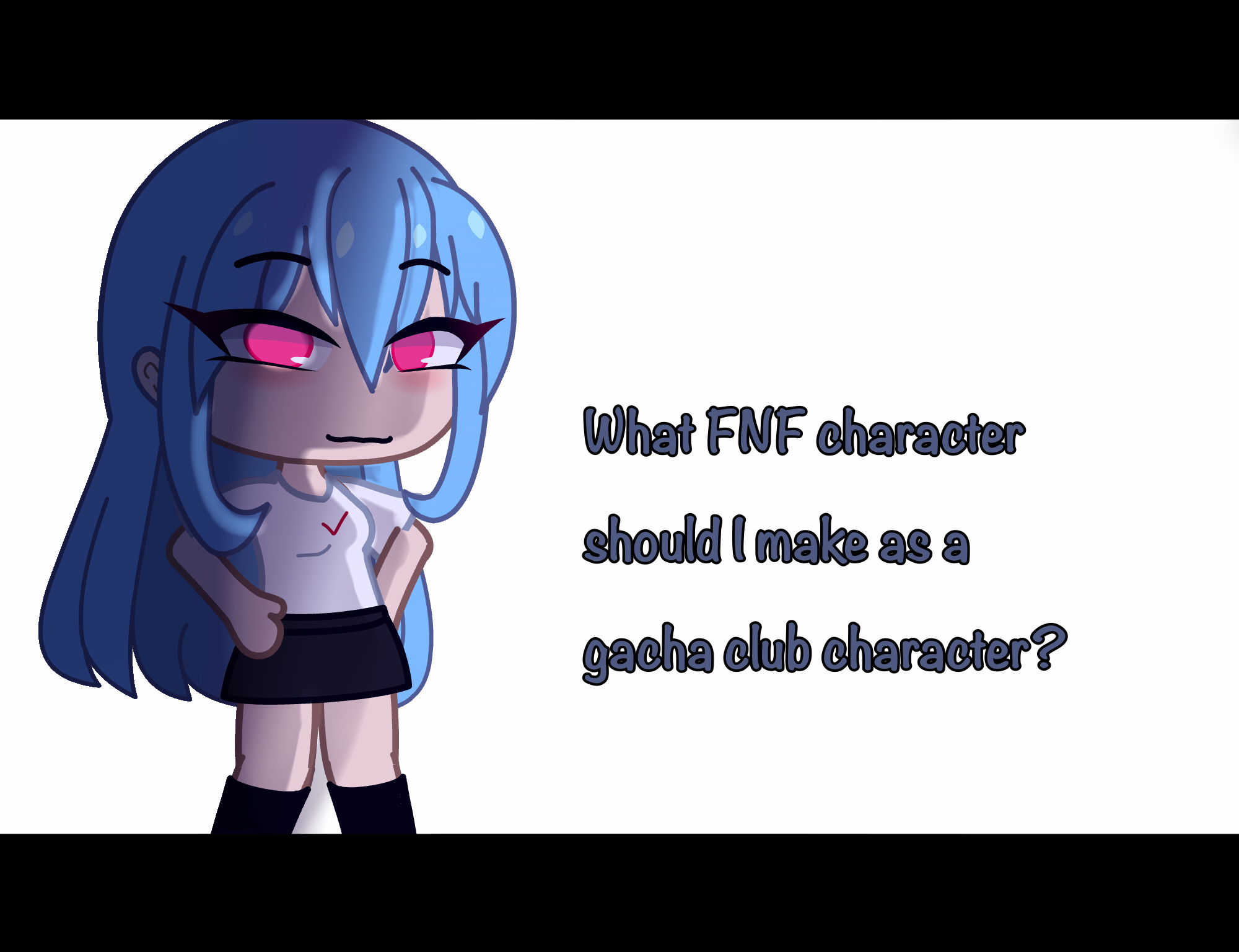 Blue Hair Gacha Characters - wide 7