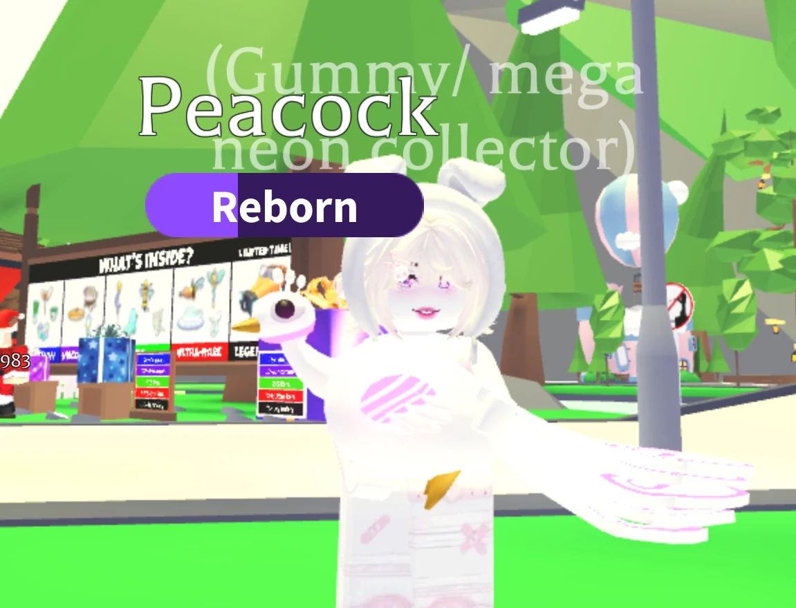 Made my peacock neon! Fandom