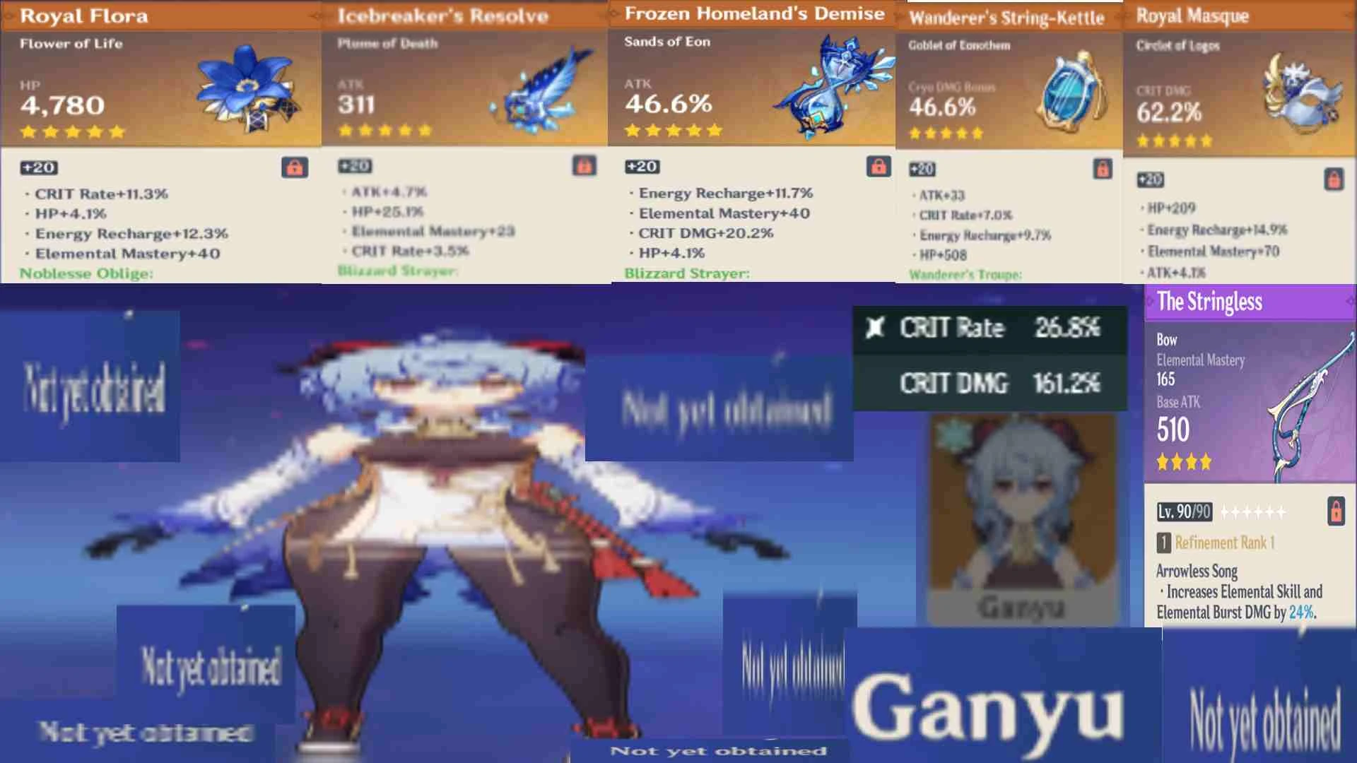 here's my ganyu build! i love ganyu so much! Fandom