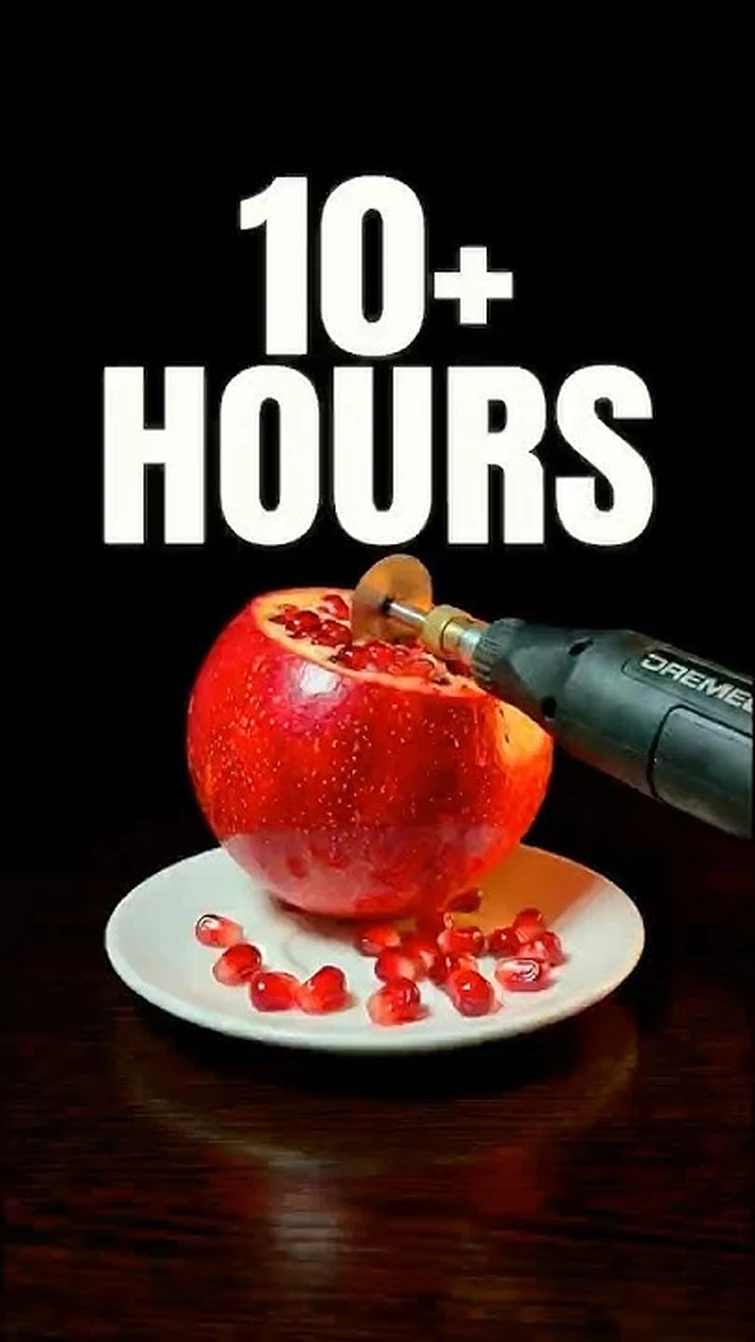 I selected 600 Pomegranate sacs for THIS!🔴🍊🤯