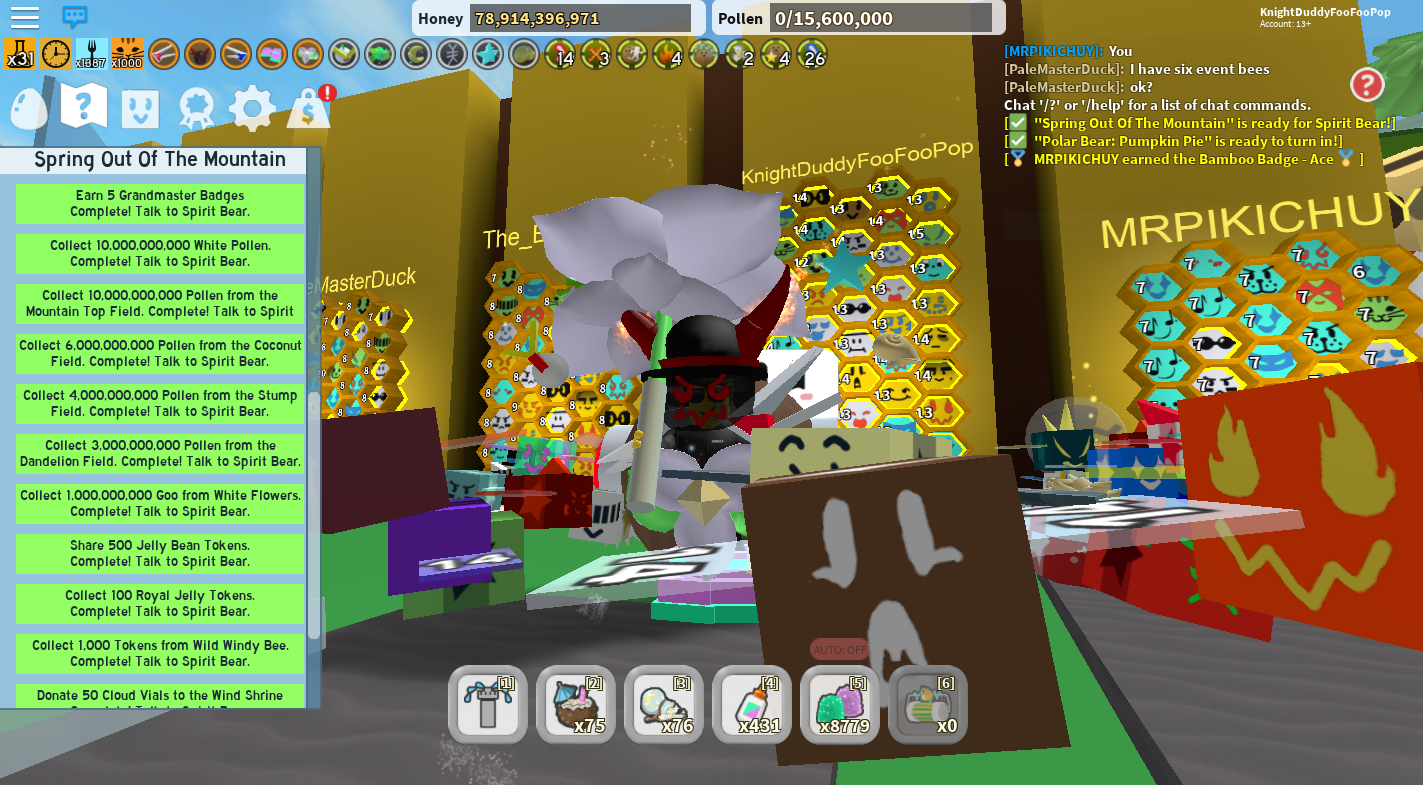 Anyone else complete all 30 spirit bear quests without robux? | Fandom