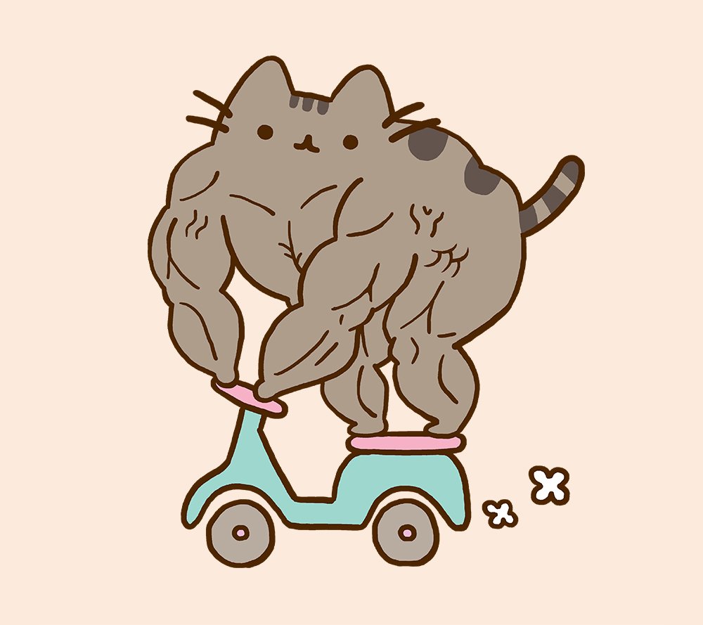 Pusheen силач