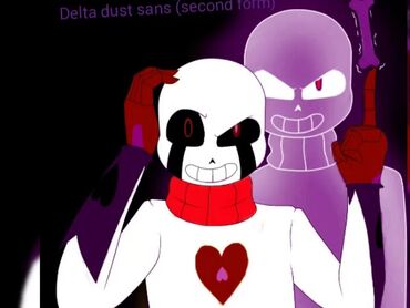 Dust!Sans vs Delta!Sans (Animation) 