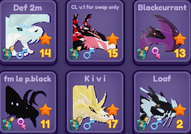 Seeing offers on some themed dragons+trade/sell rhl astra | Fandom