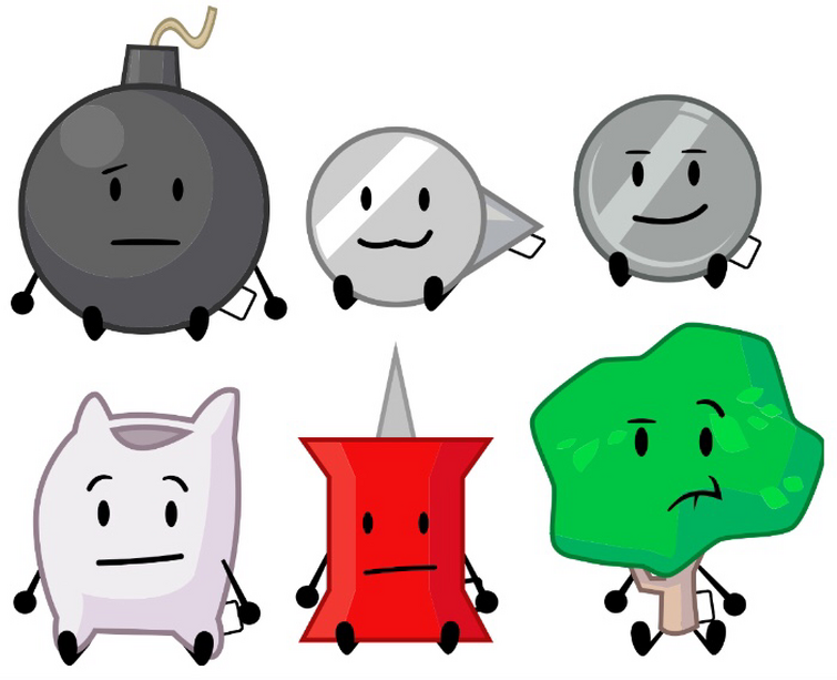 Some BFDI plush concepts