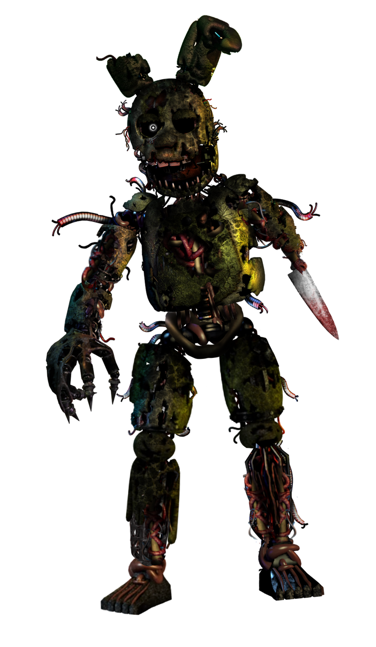 I'd made a more terrifying design of withered Bonnie : r/fivenightsatfreddys