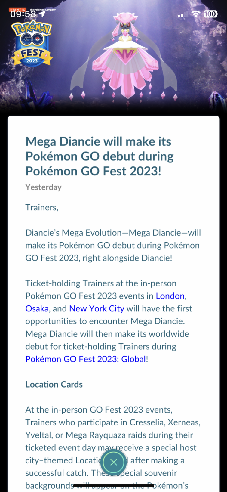 Got MEGA RAYQUAZA in Pokemon GO GLOBAL GO FEST. 
