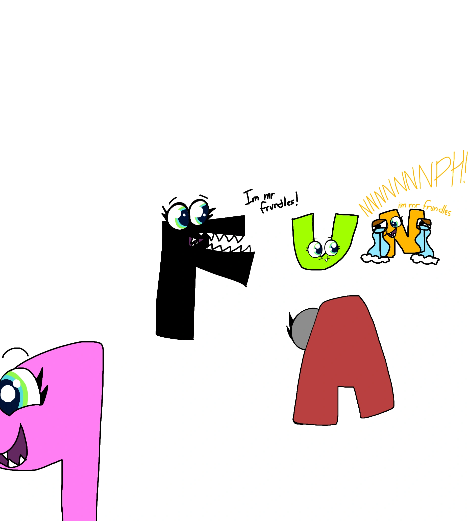 Alphabet infected by Mr Frundles Fandom