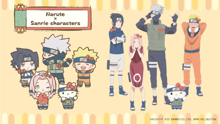 Naruto Boruto X Sanrio Geki Kawa Illustrations Re Uncut And White Peaceful World Line Fandom