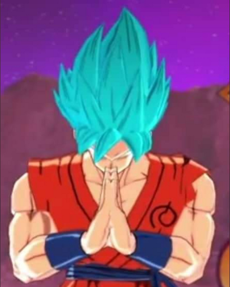 Can We Get A Praying Goku Chain In The Chat Yes I Stole This From Burcol S Twitter Fandom - roblox goku muscles