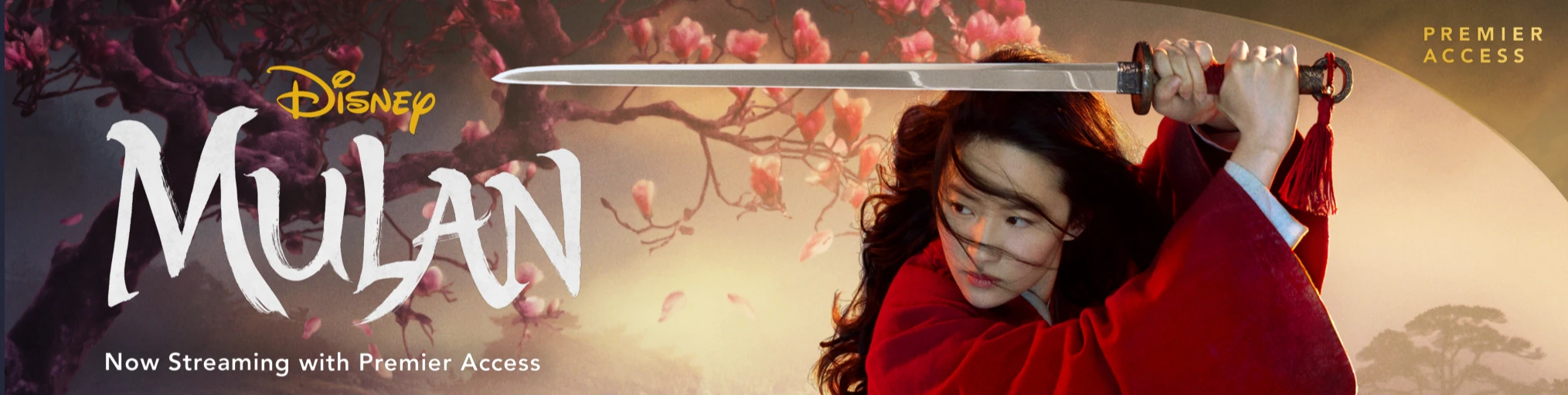 Mulan Now Streaming on Disney+, Available to Disney + Subscribers with(01)