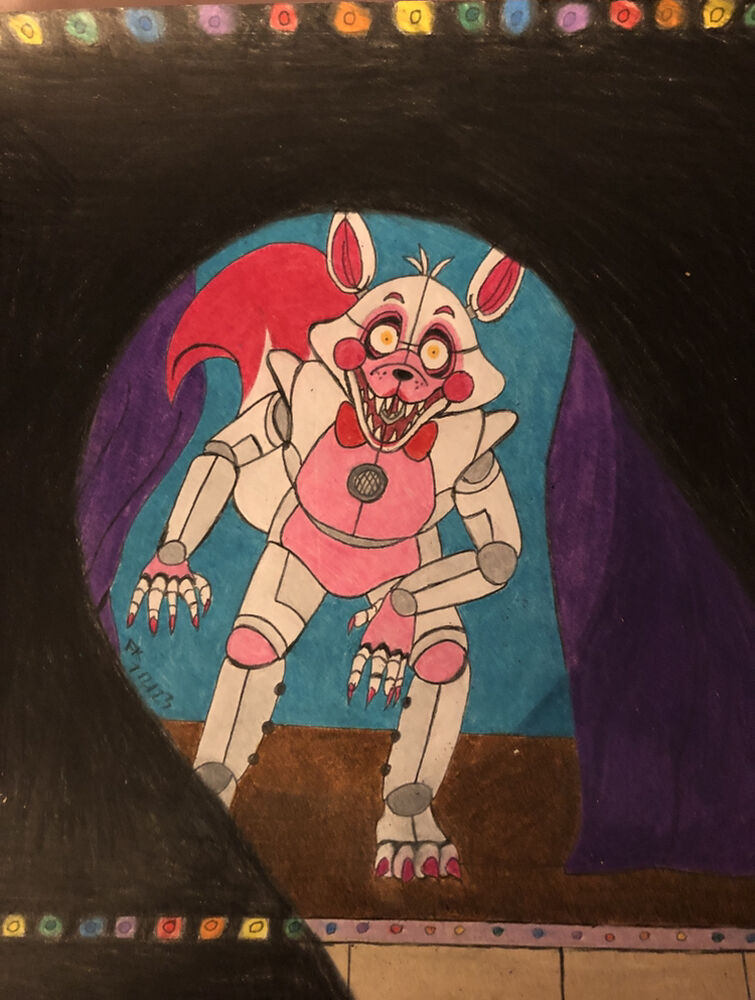 Havn't drawn fnaf in a year! I need to fix that. Have a Lolbit! :  r/fivenightsatfreddys