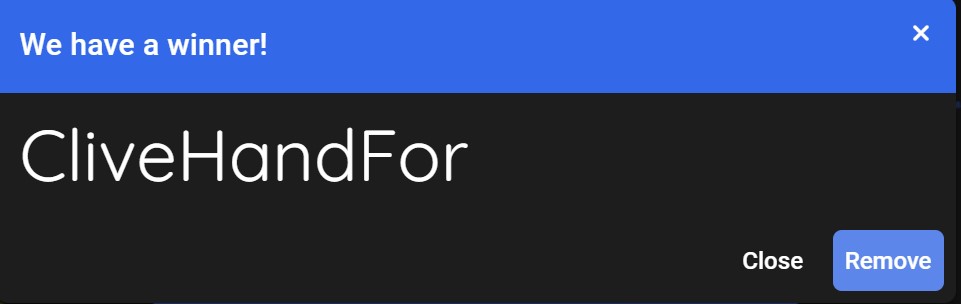 WINNER OF THE ROBUX GIVEAWAY | Fandom