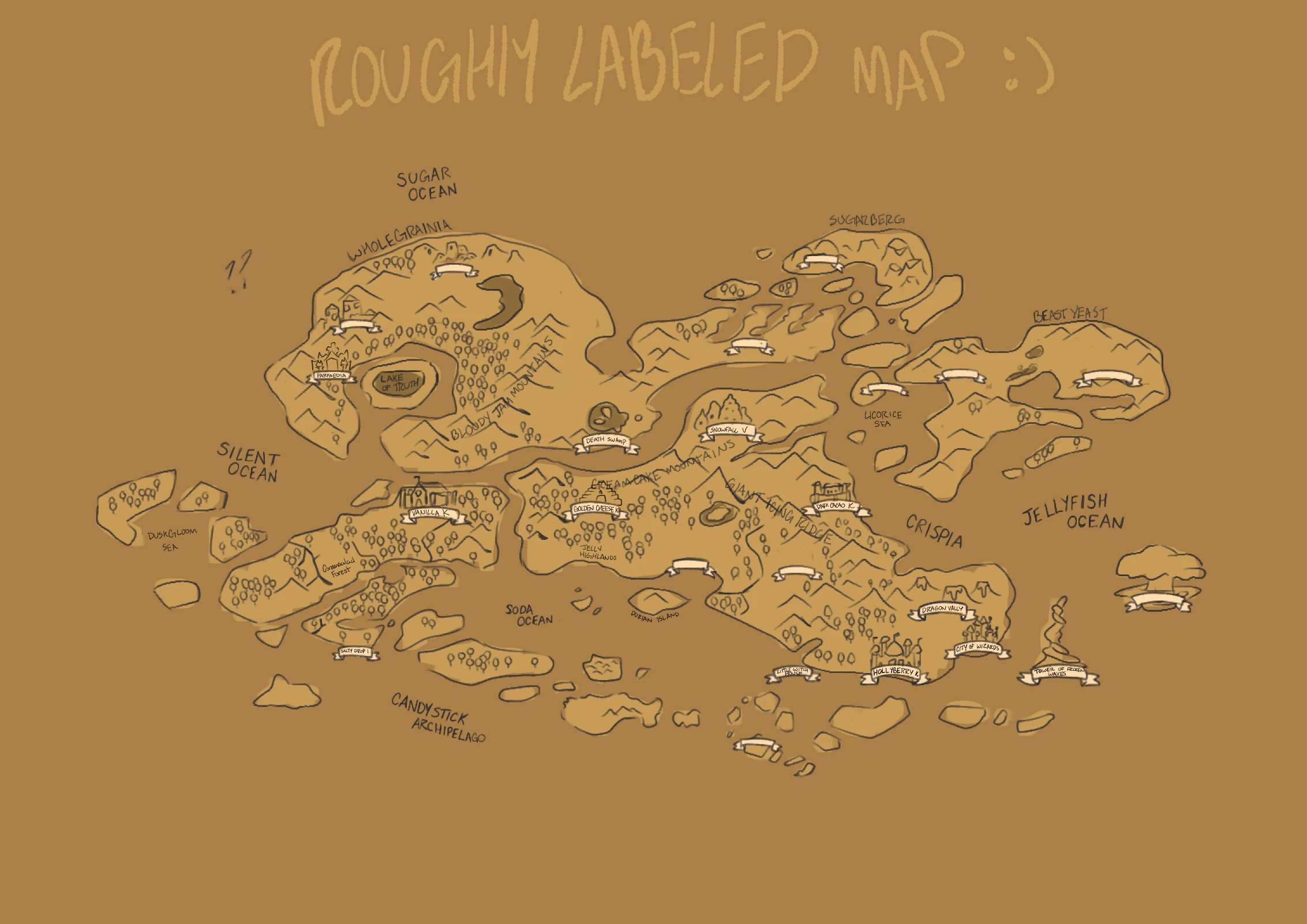 A week or so ago I made a map. | Fandom