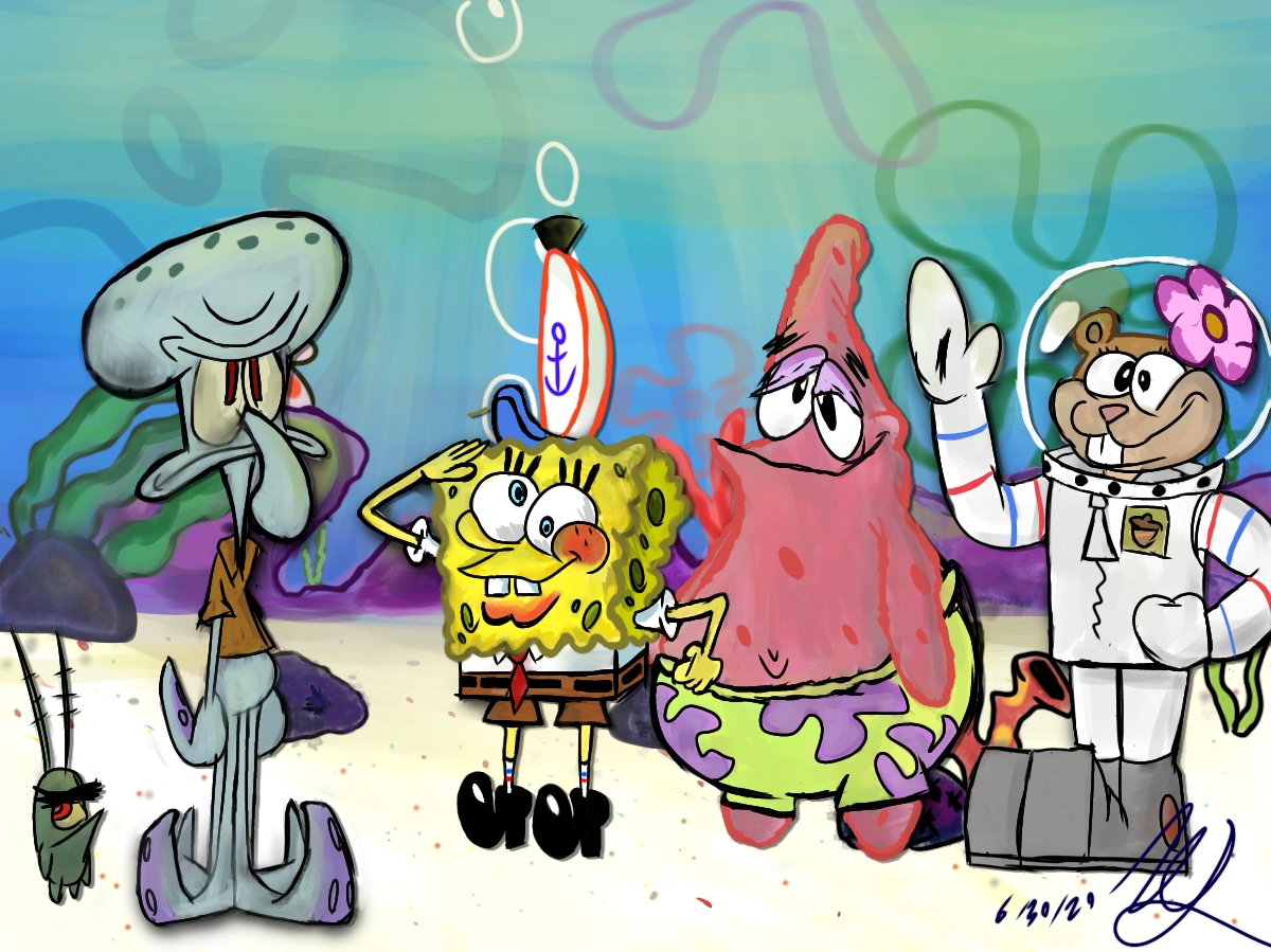 Spongebob and the gang | Fandom