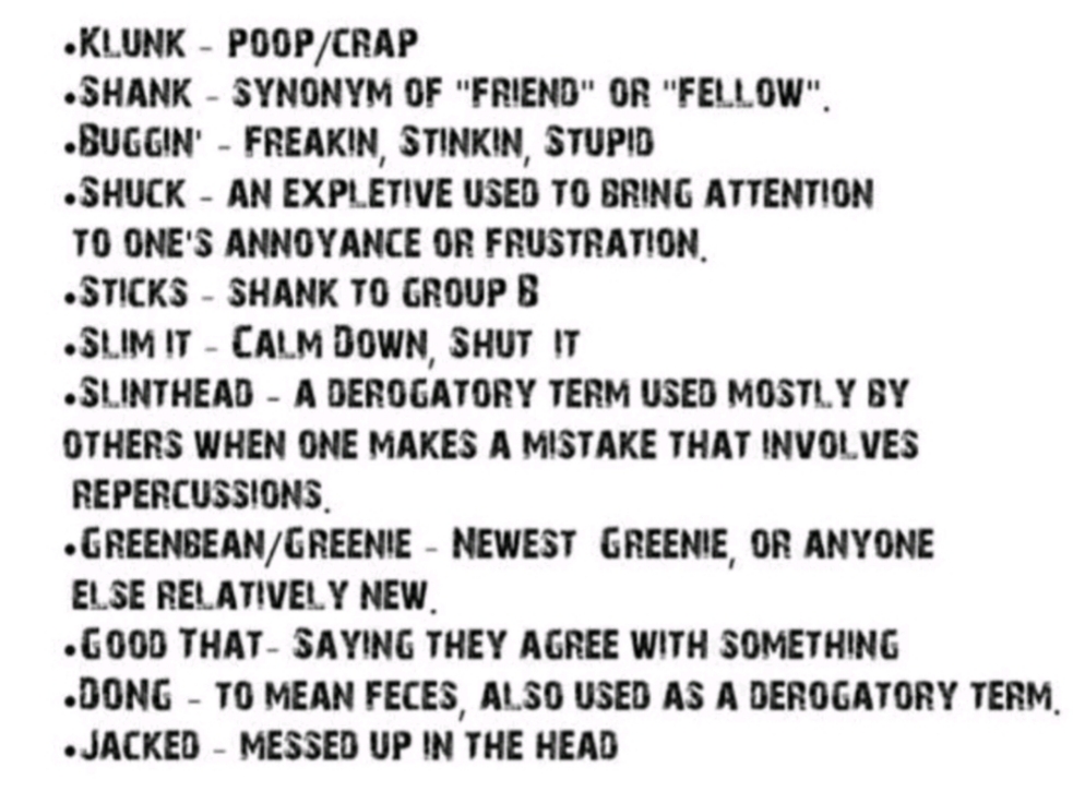 Glader slang | Fandom