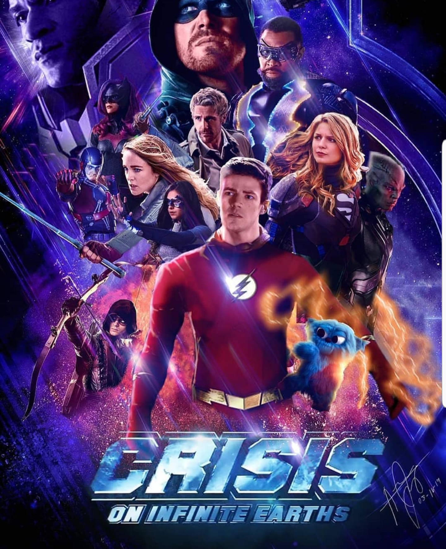 Кризис на бесконечных землях 3. Crisis on Infinite Earths CW.