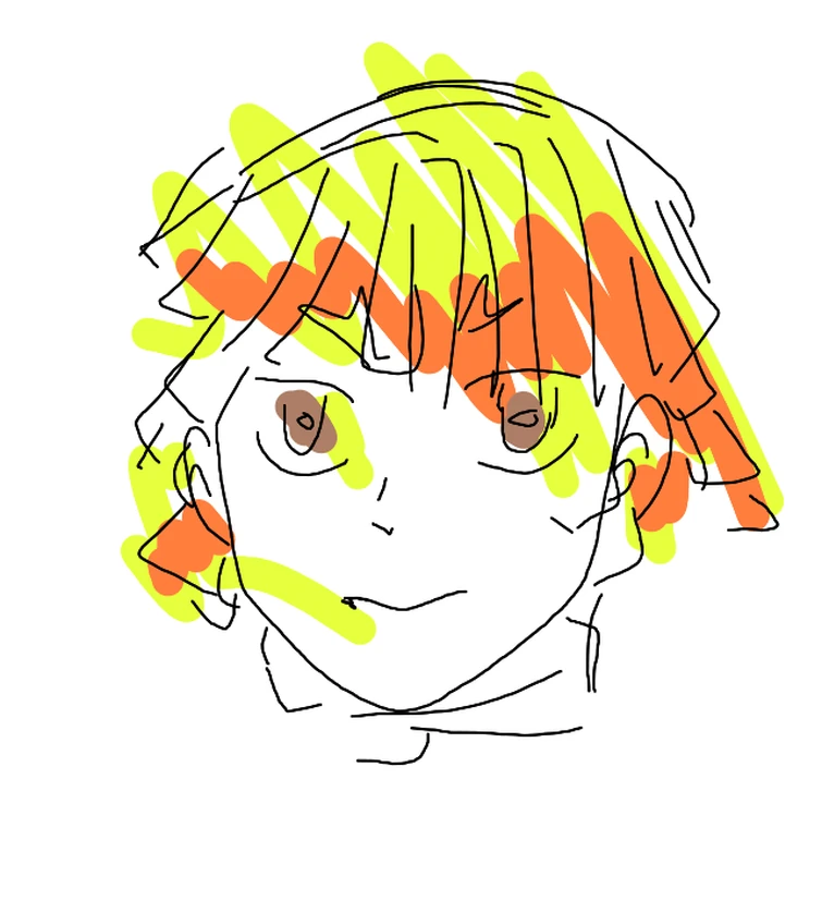 Zenitsu I drew with my eyes closed Fandom