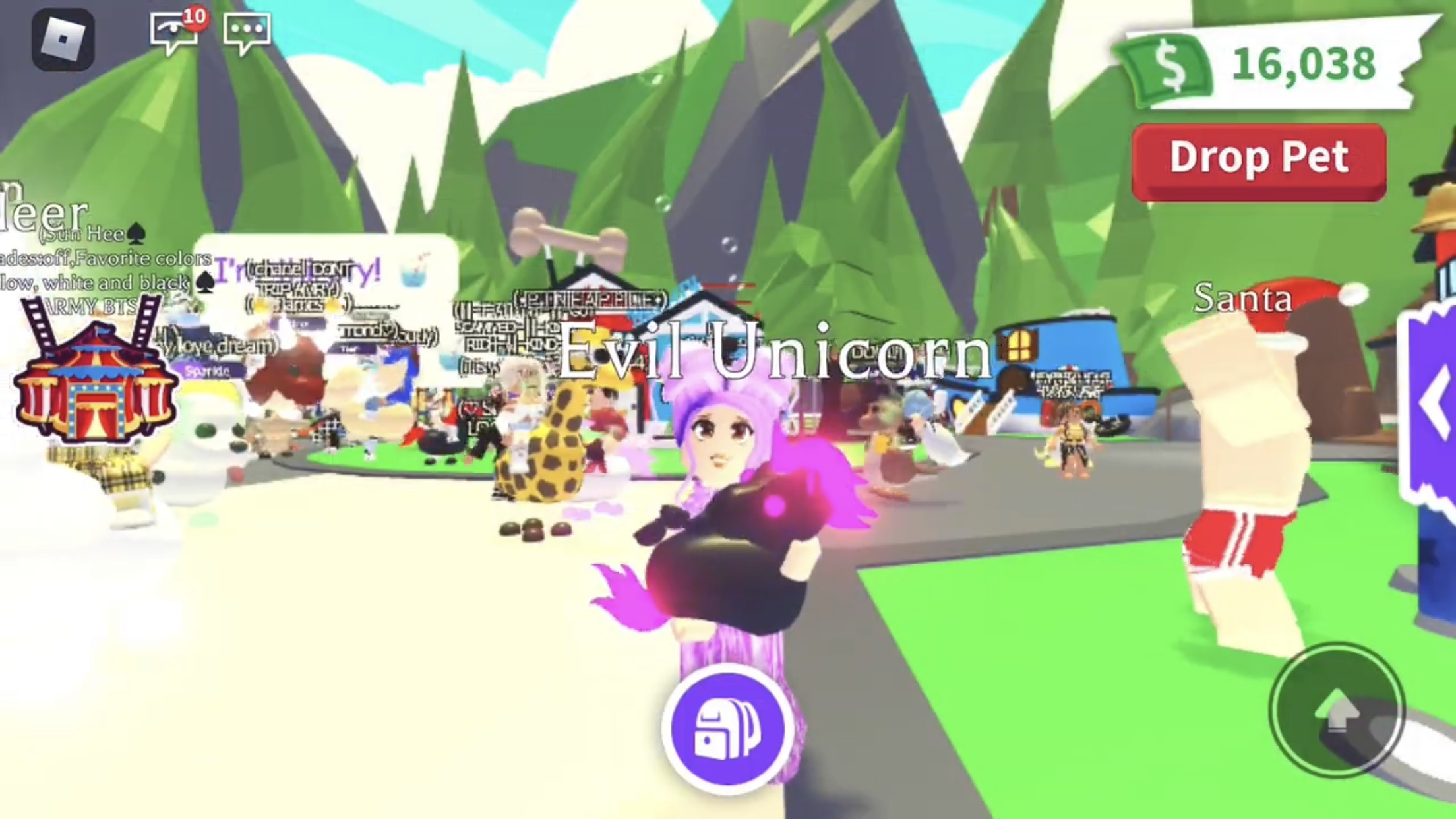 roblox adopt me neon evil unicorn