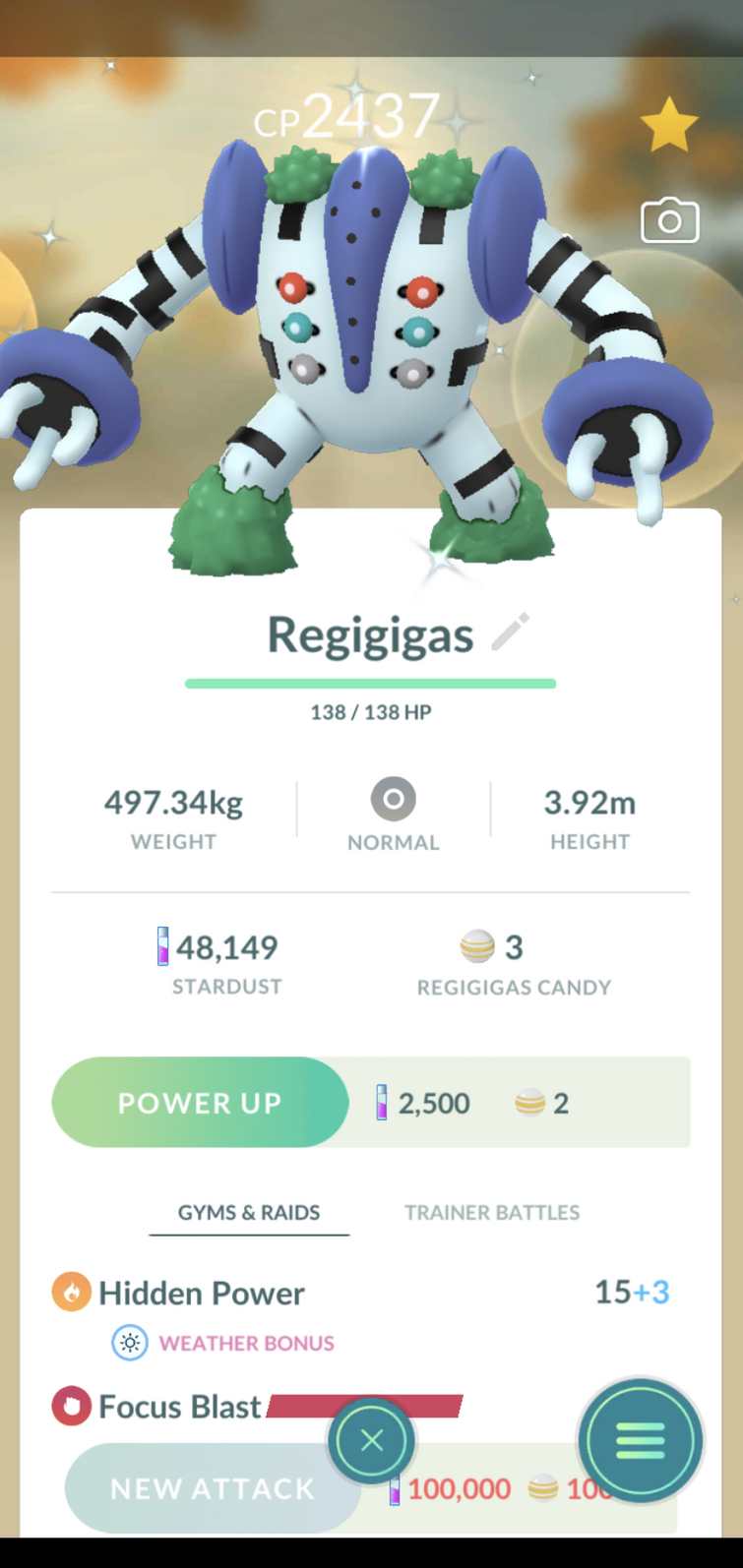 Can Regigigas be shiny in Pokemon GO?