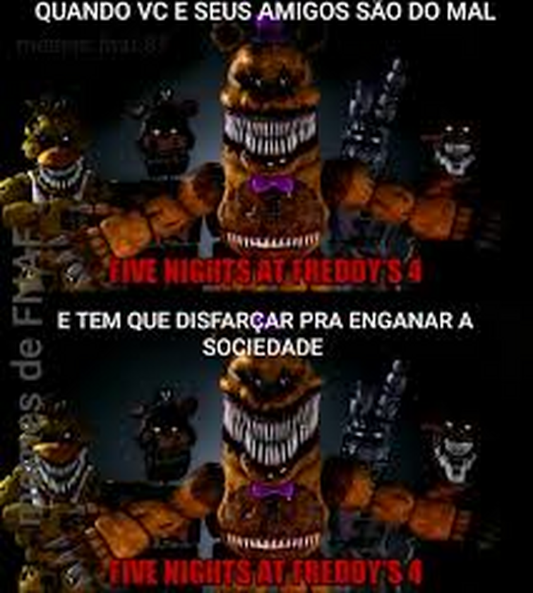 Imagem: Meus memes de FNAF ;-;  Five Nights at Freddys PT/BR