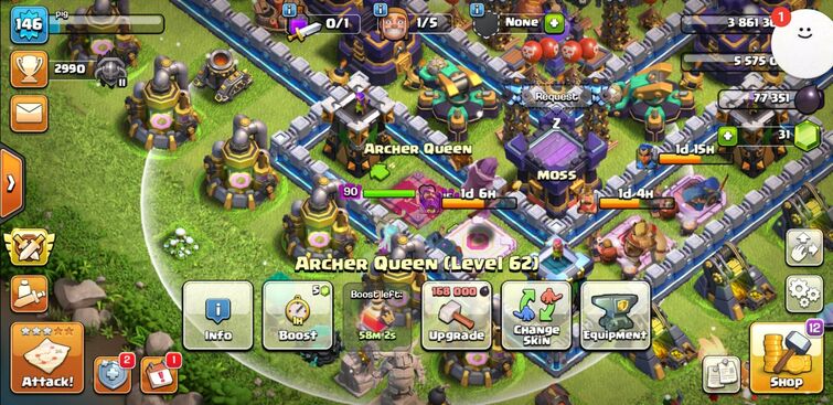 berapa mb main clash of clans