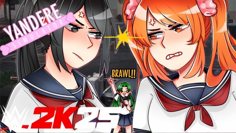 Ayano Is Jumping Osana In A Parking Lot!!!