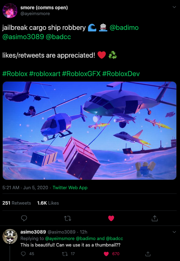 Ppl Are So Talented Fandom - roblox jailbreak thumbnail 2020