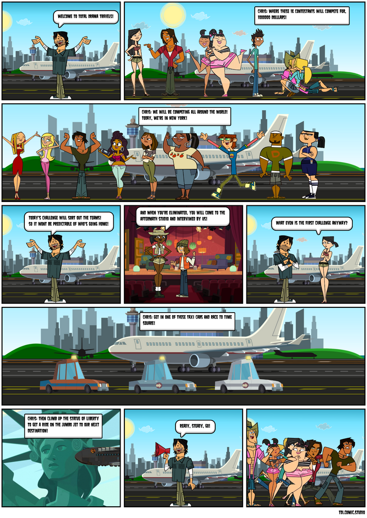 Total drama: RETURN TO THE ISLAND PART 1 - Comic Studio