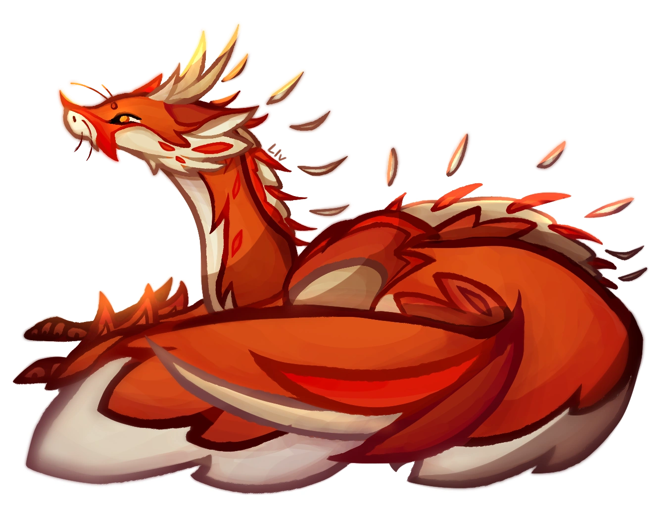 day 1 of drawing dragon adventures dragons vulpiruth 🦊🦊 Fandom