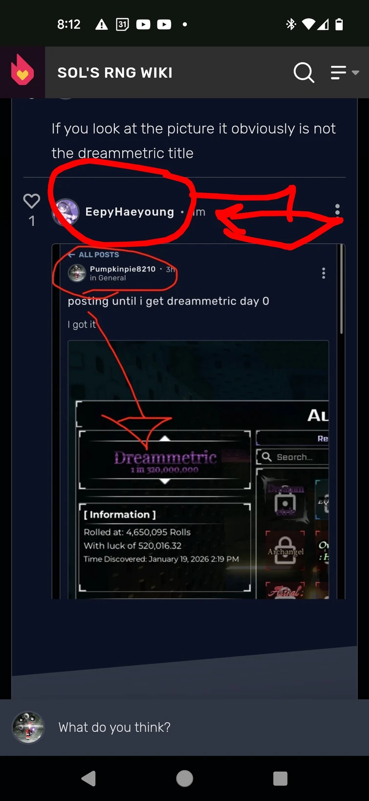 Am I the most cooked sols rng player? | Fandom