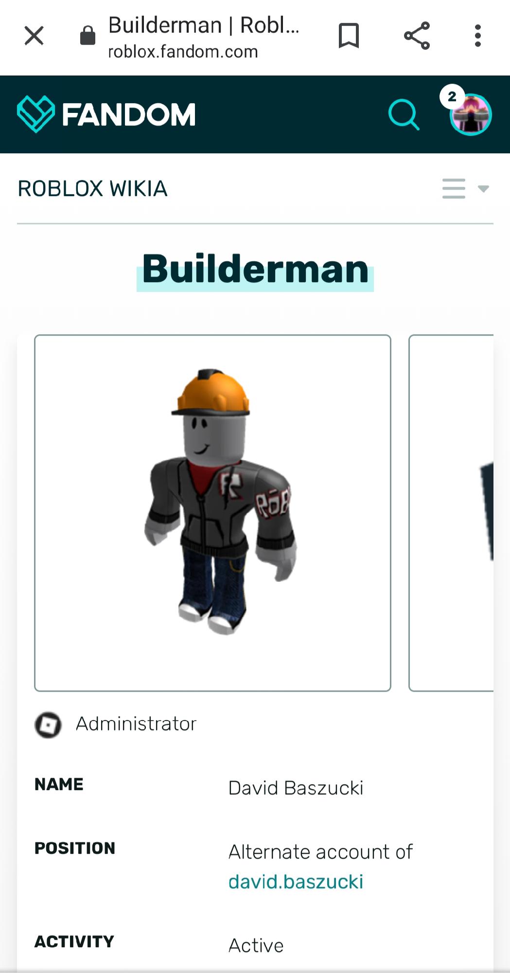 Builderman Roblox Wikipedia