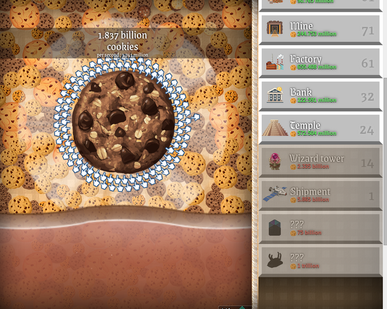 How many cookies per second should I have before farming for 75 billion?