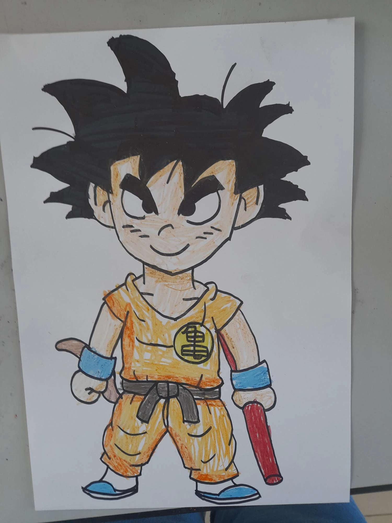 My drawing of Kid Goku Fandom