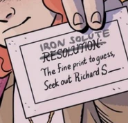 As depicted in the graphic novel.