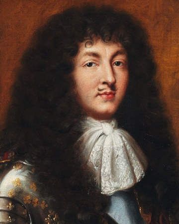 Portrait Of Louis XIV, Only Ten Years Old, But Already King Of