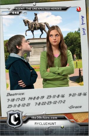 Card 448: The Unexpected Heroes The 39 Clues Wiki Fandom Card 448: The Unexpected Heroes The 39 Clues Wiki Fandom