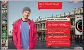 Dave Speminer as seen in Extreme Mission 1: The Marco Polo Heist.