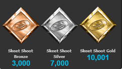 Skeet Shoot Medals