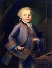 Wolfgang amadeus mozart child