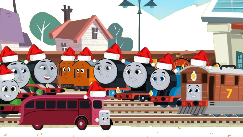 Thomas' Christmas Party (AEG) Merry Christmas!!! Fandom