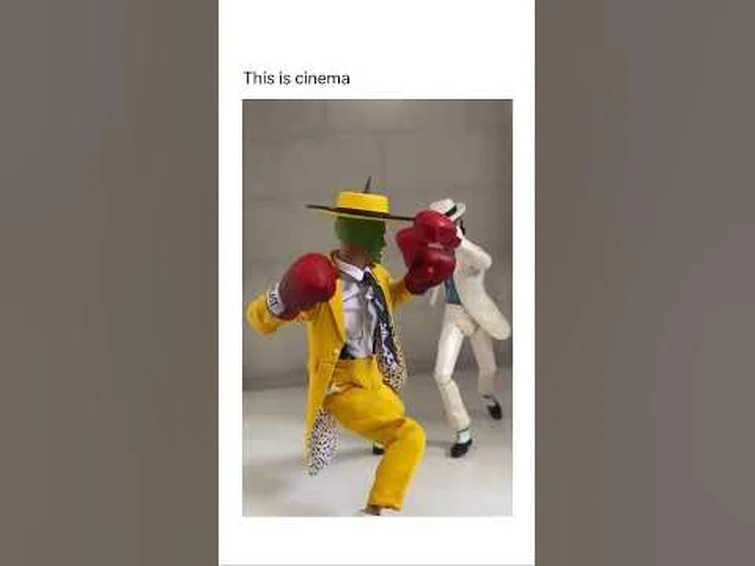 The Mask vs Michael Jackson   This is Cinema 🤣 Credits:@CXLEBB @brickawayuk